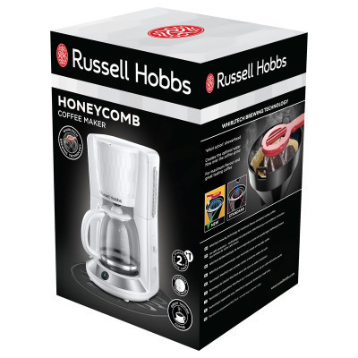 Крапельна кавоварка Russell Hobbs Hobbs 27010-56 Honeycomb White (27010-56)