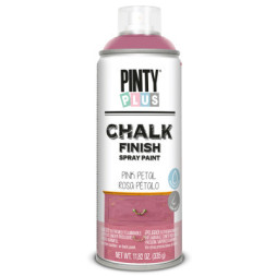 Фарба-аерозоль Pintyplus на водній основі Chalk-finish, Рожева темна, 400 мл (8429576230604)