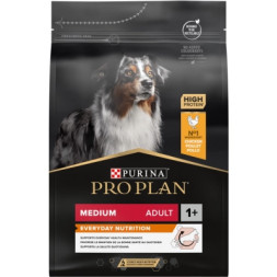 Сухий корм для собак Purina Pro Plan Dog Medium Adult з куркою 3 кг (7613035114807)