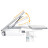 Парта Mealux Edmonton Multicolor Blue Lite (BD-610 W/MC + BL Lite)