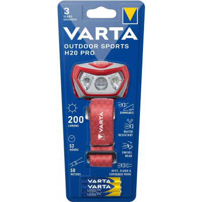Ліхтар Varta Outdoor Sports H20 Pro 3хААА (17650101421)