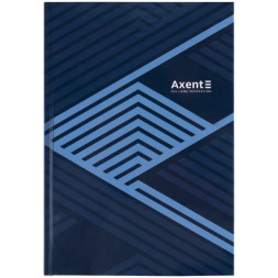 Книга записна Axent Lines А4, 96 аркушів, клітинка, синя (8422-581-A)