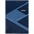 Книга записна Axent Lines А4, 96 аркушів, клітинка, синя (8422-581-A)