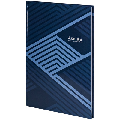 Книга записна Axent Lines А4, 96 аркушів, клітинка, синя (8422-581-A)