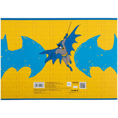 Альбом для малювання Kite DC Comics, 24 аркушів (DC23-242)
