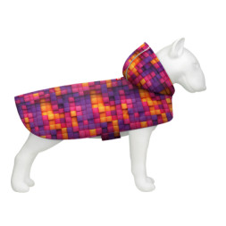 Дощовик для тварин WAUDOG Clothes Накидка з капюшоном Куби 3Д L (358-4057)