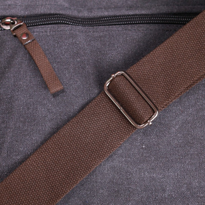 Сумка Vintage Через плече для ноутбука 13&quot; із текстилю Чорна (22200)