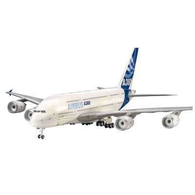Збірна модель Revell Літак Airbus A380 Перший політ рівень 5 масштаб 1:144 (RVL-04218)