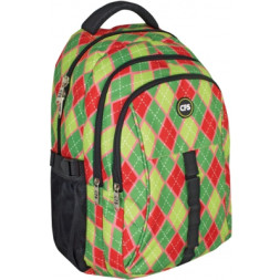 Рюкзак шкільний Cool For School 42 x 28 x 18 см 21 л Зелено-червоний (CF86305)