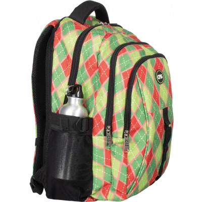 Рюкзак шкільний Cool For School 42 x 28 x 18 см 21 л Зелено-червоний (CF86305)