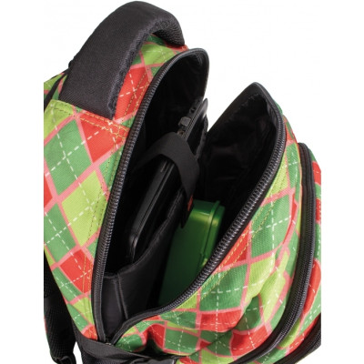 Рюкзак шкільний Cool For School 42 x 28 x 18 см 21 л Зелено-червоний (CF86305)