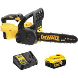 Ланцюгова пила DeWALT 18 В, 5 Ач, шина 30 см, ланцюг OREGON 3/8 (DCM565P1)