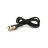Дата кабель USB 2.0 AM to Lightning 1.0m 3.0A black gold PZX (V-165)