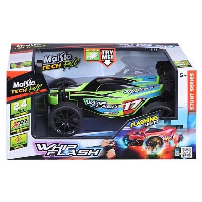 Радіокерована іграшка Maisto WhipFlash Зелена (світиться корпус) (81791 green)