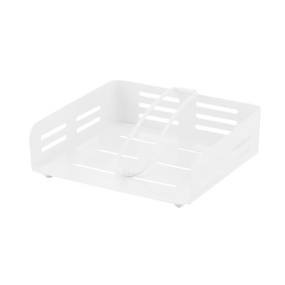 Салфетница Ardesto Midori 18х18х6.5см, метал, біла (AR0906W)