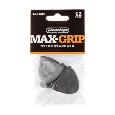 Медіатор Jim Dunlop Max-Grip Nylon Standard Pick 1.14mm 12 шт. (449P1.14)