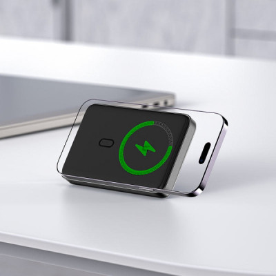 Батарея універсальна Acefast Magnetic Wireless 10000mAh 20W PD, QC/3.0, QI 20W, M6 Black (6974316282600)
