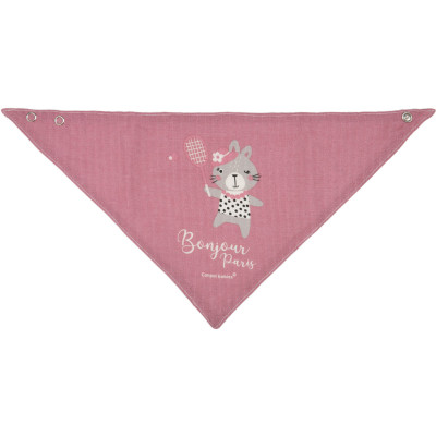 Слинявчик Canpol babies Bonjour Paris 2 шт Рожевий (26/900_pin)