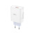 Зарядний пристрій XO USB 120W + cable USB to USB-C white (XO-L128U)