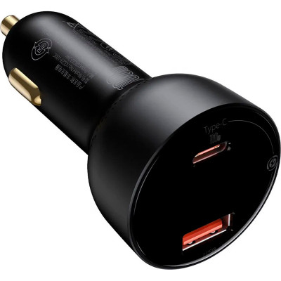 Зарядний пристрій Baseus Superme Digital Display PPS USB-A/Type-C Black (CCZX-01)