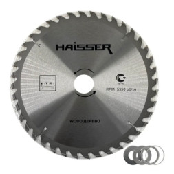 Диск пильний HAISSER по дереву - 190х30 50 зуб. (16467)