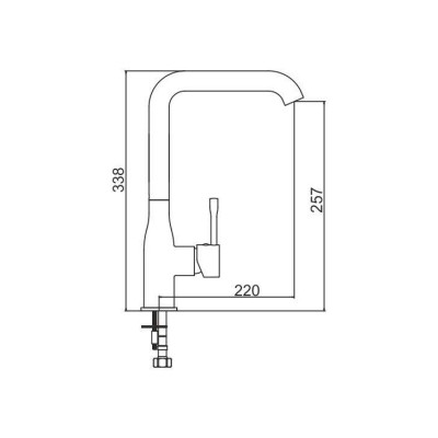 Змішувач Interline Loft new Gray