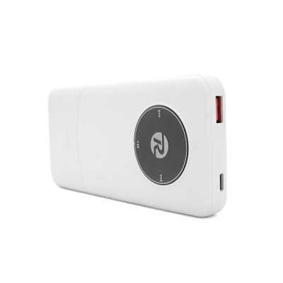 Батарея універсальна Remax 10000mAh 22.5W, cables Type-C + Lighting, White (RPP-37)