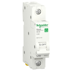 Автоматический выключатель Schneider Electric RESI9 6kA 1P 40A C (R9F12140)
