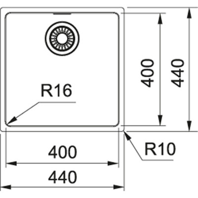 Мийка кухонна Franke 122.0598.646