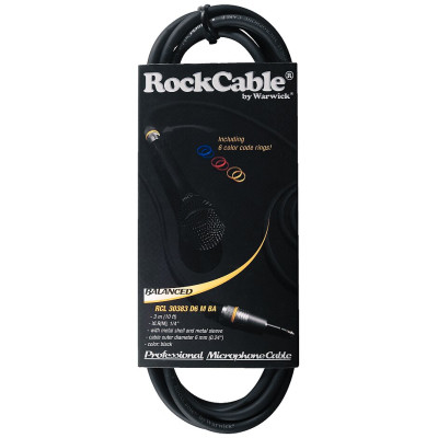Мікрофонний кабель RockCable Microphone Cable - XLR (m) / TRS Jack 3m (RCL 30383 D7 M BA)