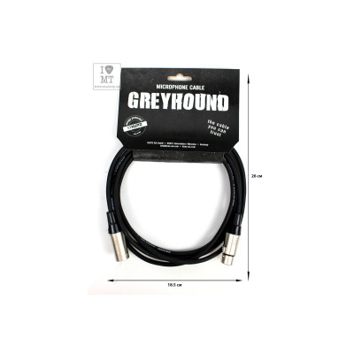 Мікрофонний кабель Klotz Greyhound Microphone Сable 3 m (229109)