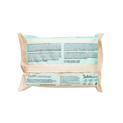 Туалетний папір Luba Eco Family Зволожений з ромашковою водою 50 шт. (5903968220914)