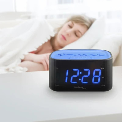 Настільний годинник Technoline WT465 з радіо Black/Blue (WT465 blaue) (DAS302337)