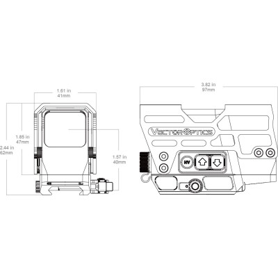 Коліматорний приціл Vector Optics Frenzy Plus 1x31x26 Solar (SCRD-S67)