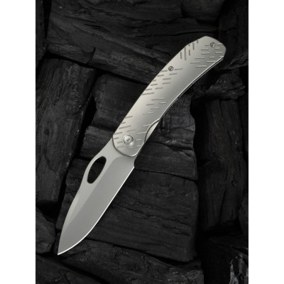 Ніж Weknife Inmate, Bead Blast, титан (WE23096B-1)