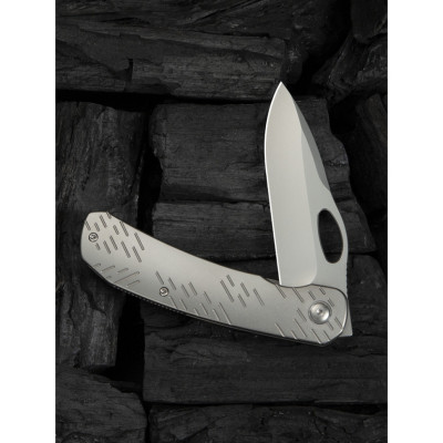 Ніж Weknife Inmate, Bead Blast, титан (WE23096B-1)