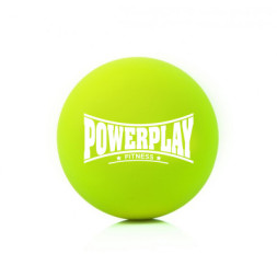 Масажний м'яч PowerPlay PP-4354 Silicone Lacrosse Ball (6.3см) Зелений (PP-4354_Green)