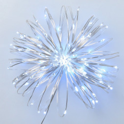 Гірлянда YES! Fun Нитка на мідному дроті 100 LED Холодно-біла 10 м Статична USB (975036)