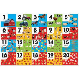 Пазл Melissa&amp;Doug Мега &quot;Числа - Ферма&quot;, 24 елемента (MD31002)