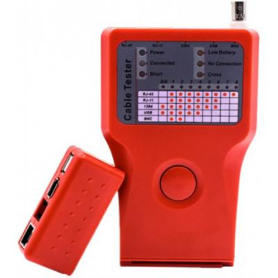 Тестер кабельний 5 в 1 -&gt; RJ-45/RJ-11/BNC/USB/1394 Merlion (KTRJUSB)