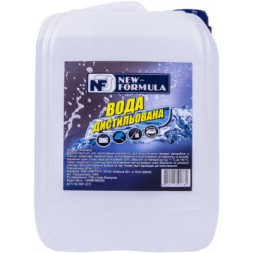 Вода дистиллированная NEW FORMULA 10л (4820215591782)