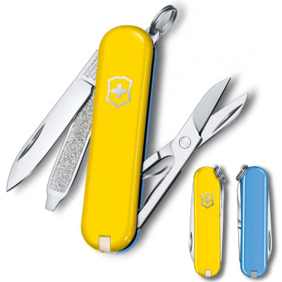 Ніж Victorinox Classic SD Ukraine Жовто-блакитний (0.6223.8G.28)