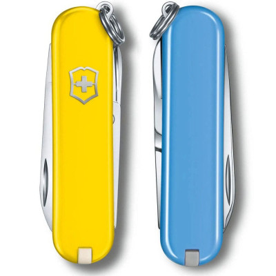 Ніж Victorinox Classic SD Ukraine Жовто-блакитний (0.6223.8G.28)