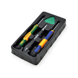 Набір інструментів Bakku BK-7290-E 2 отвертки, пинцет, медиатор, Blister-box (BK-7290-E)