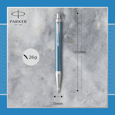 Ручка кулькова Parker IM 17 Premium Blue Grey CT BP (24 932)