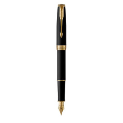Ручка пір'яна Parker SONNET 17 Matte Black Lacquer GT  FP F (84 811)