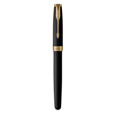 Ручка пір&#039;яна Parker SONNET 17 Matte Black Lacquer GT  FP F (84 811)