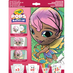 Набір для творчості Crayola POPS 3D Чарівний світ з 7 фломастерами (04-2801)