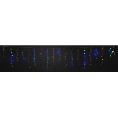Гірлянда Delux ICICLE 100 LED C 3.2х0.7 м Мульти/Прозорий IP20 (90015254)