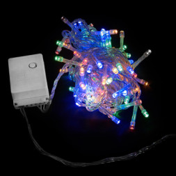 Гірлянда Delux STRING С 200 LED 10m мульти/прозорий IP20 (90009499)